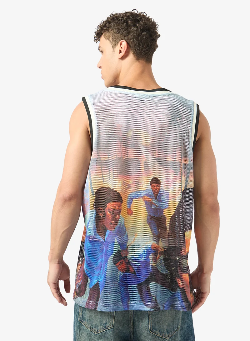 جرايمي 100 Miles Relaxed Basketball Jersey