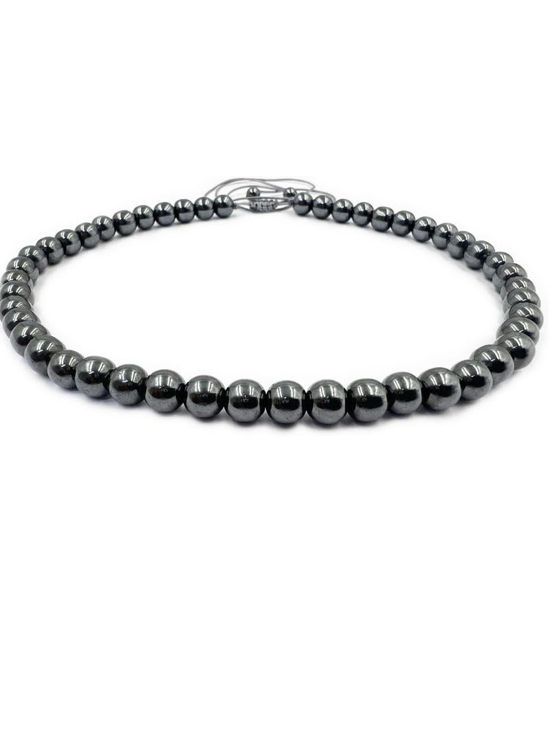 REBUY - REBUY Hematite Stone Necklace - Image 1