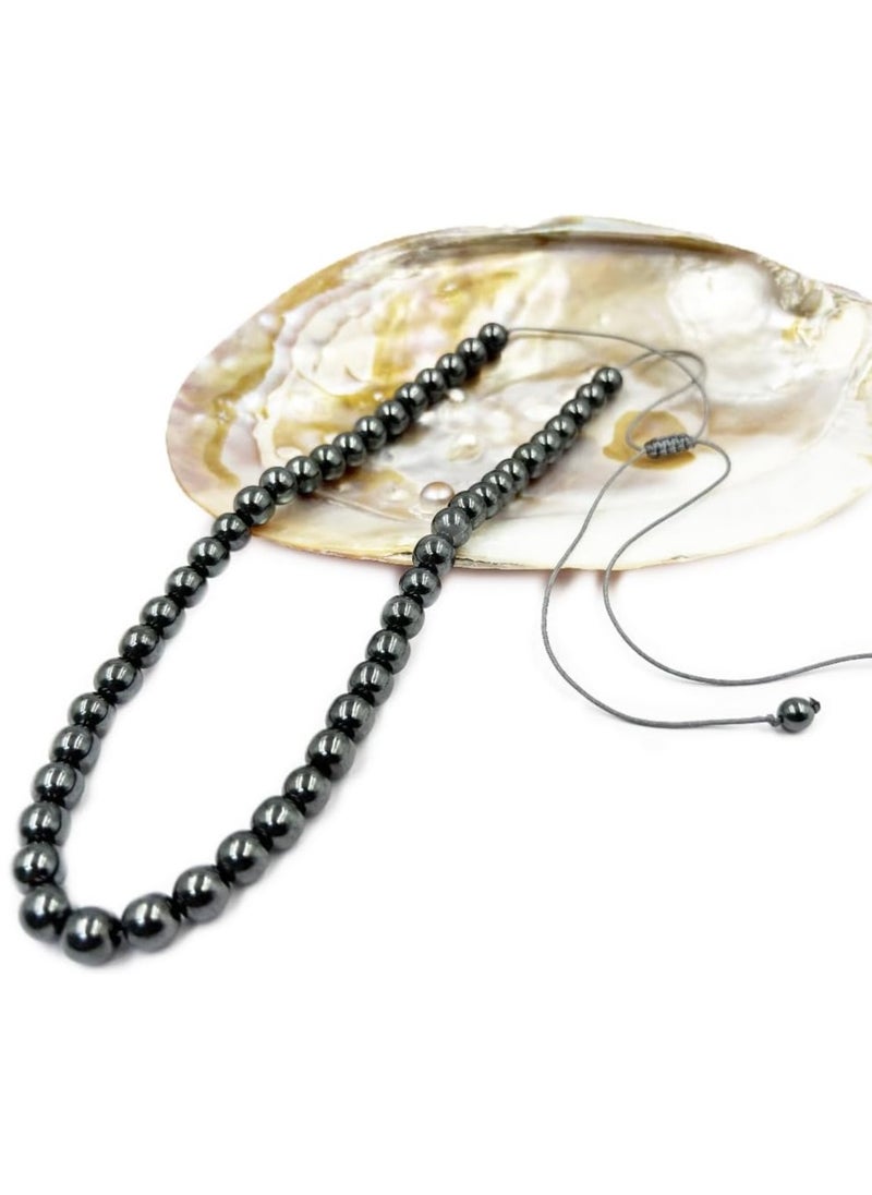 REBUY - REBUY Hematite Stone Necklace - Image 1