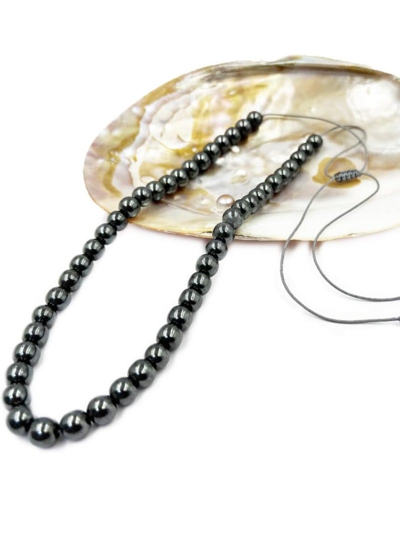 REBUY - REBUY Hematite Stone Necklace - Image 1