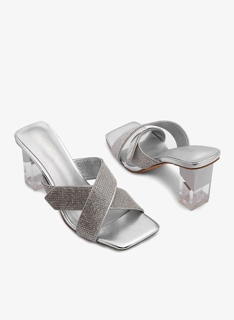 Fyor  Semi Transparent Heeled Sandal BB 15 for Women | Best Price UAE