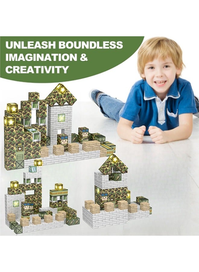 Beauenty 100PCS Blocks for Boys & Girls Age 3-8 STEM Montessori Sensory Toys for Toddlers Gifts for 3+ Years Old Kids 2CM Building Cubes Must Haves Construction Toys (style 3) - Image 5