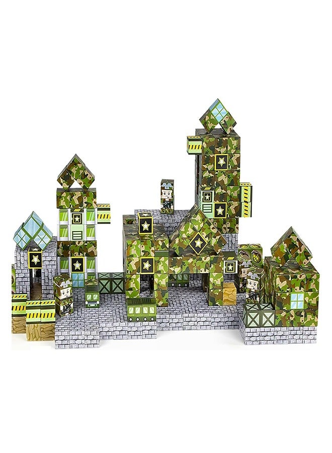 Beauenty 100PCS Blocks for Boys & Girls Age 3-8 STEM Montessori Sensory Toys for Toddlers Gifts for 3+ Years Old Kids 2CM Building Cubes Must Haves Construction Toys (style 3) - Image 1