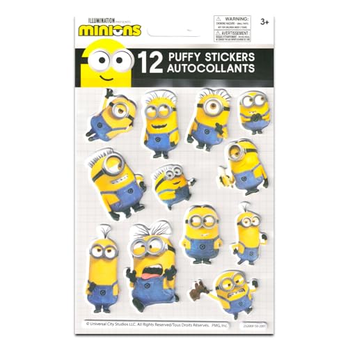 Minions لعبة بطاقات المينيون المتفجرة - حزمة تشمل لعبة لوحية، ملصقات مينيون، وشم - Image 4