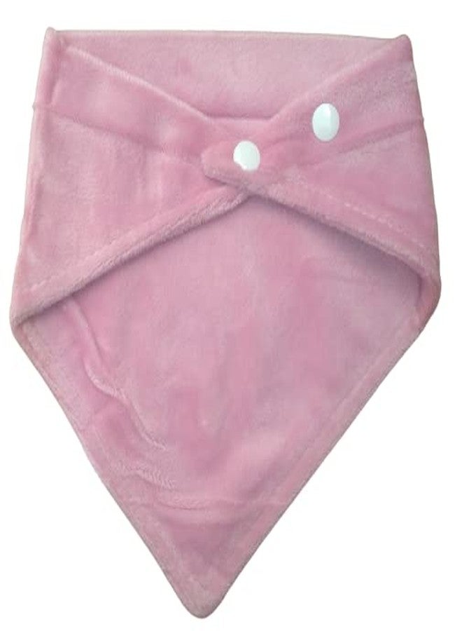 Ganpati Enterprises Multicolored Cotton Baby Bibs with Titch Button | Soft Cotton Washable for Babies Age 0 Month to 12 Months (Pack Of 3- Multicolor_3) - Image 4