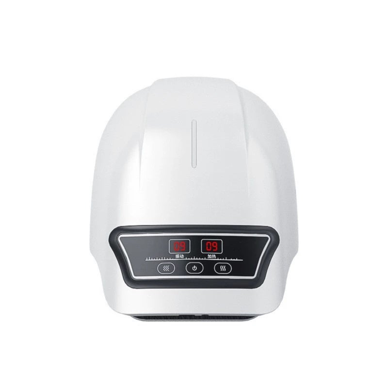 Knee Massager White ABS Material: Dual Heating Vibration Modes - 9 Adjustable Temperature Levels 2400mAh Battery Type-C Charging Heating Therapy for Knee Care Muscle Relaxation Daily Fatigue Relief - Image 1