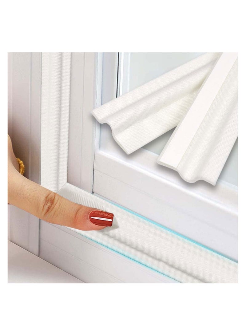 KASTWAVE 2 Pieces Draft Stopper Sweep Window Seal Strip Self-Adhesive Soundproof Seal Strip Cuttable  - Image 1
