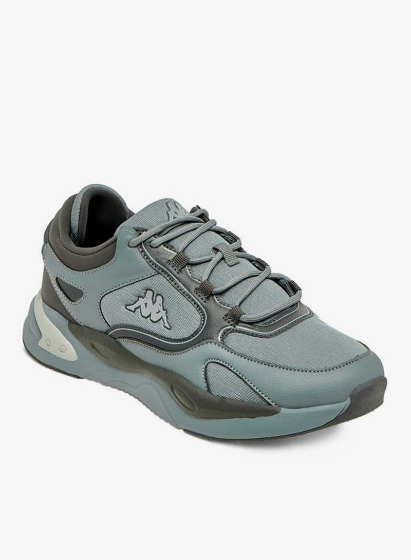 Kappa Mens Panelled Lace-Up Sports Shoes - Image 3