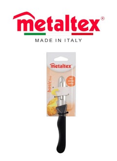 Metaltex Basic Vegetable Peeler – 17cm, Stainless Steel Blade with PP Handle