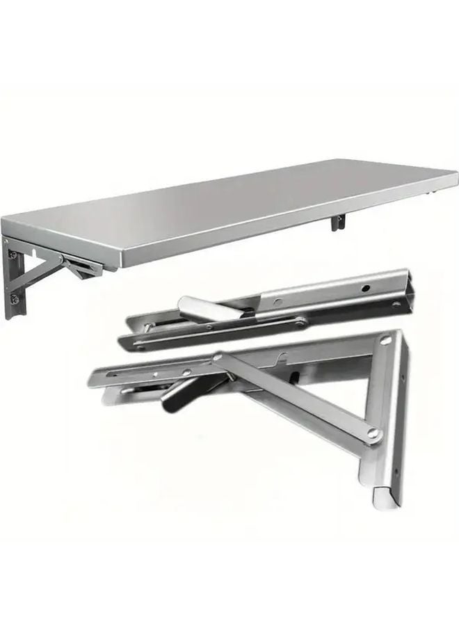 1pc Wall Mounted Folding Table Stainless Steel Bracket For RV And Home Improvement - Image 4