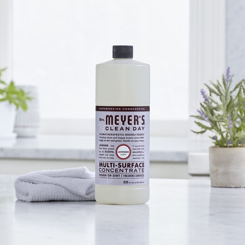 MRS. MEYER'S CLEAN DAY Multi-Surface Cleaner Concentrate, Use to Clean Floors, Tile, Counters, Lavender, 32 fl. oz - Image 5