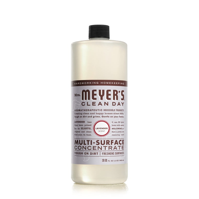 MRS. MEYER'S CLEAN DAY Multi-Surface Cleaner Concentrate, Use to Clean Floors, Tile, Counters, Lavender, 32 fl. oz - Image 1