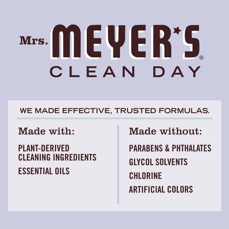 MRS. MEYER'S CLEAN DAY Multi-Surface Cleaner Concentrate, Use to Clean Floors, Tile, Counters, Lavender, 32 fl. oz - Image 3
