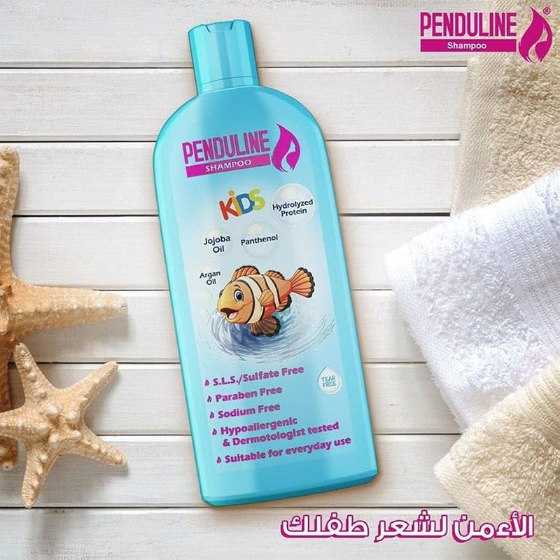 Penduline Kids Shampoo Blue | For Dry Hair | Gentle Cleansing & Frizz Control |Nourishing & Moisturizing |65 ML - Image 5