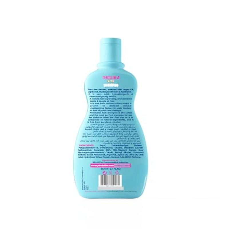 Penduline Kids Shampoo Blue | For Dry Hair | Gentle Cleansing & Frizz Control |Nourishing & Moisturizing |65 ML - Image 3