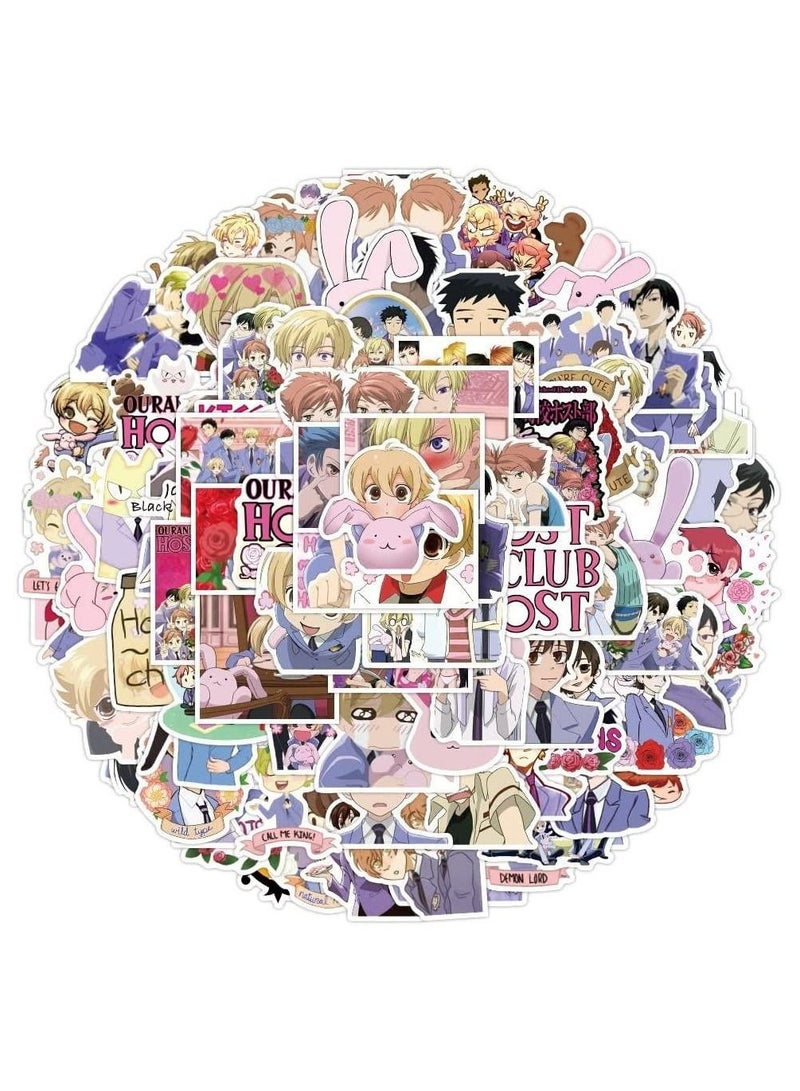 Inder 50pcs Ouran High School Host Club Stickers for Kids Teens Waterproof Vinyl Japaness Anime Stickers - Image 2