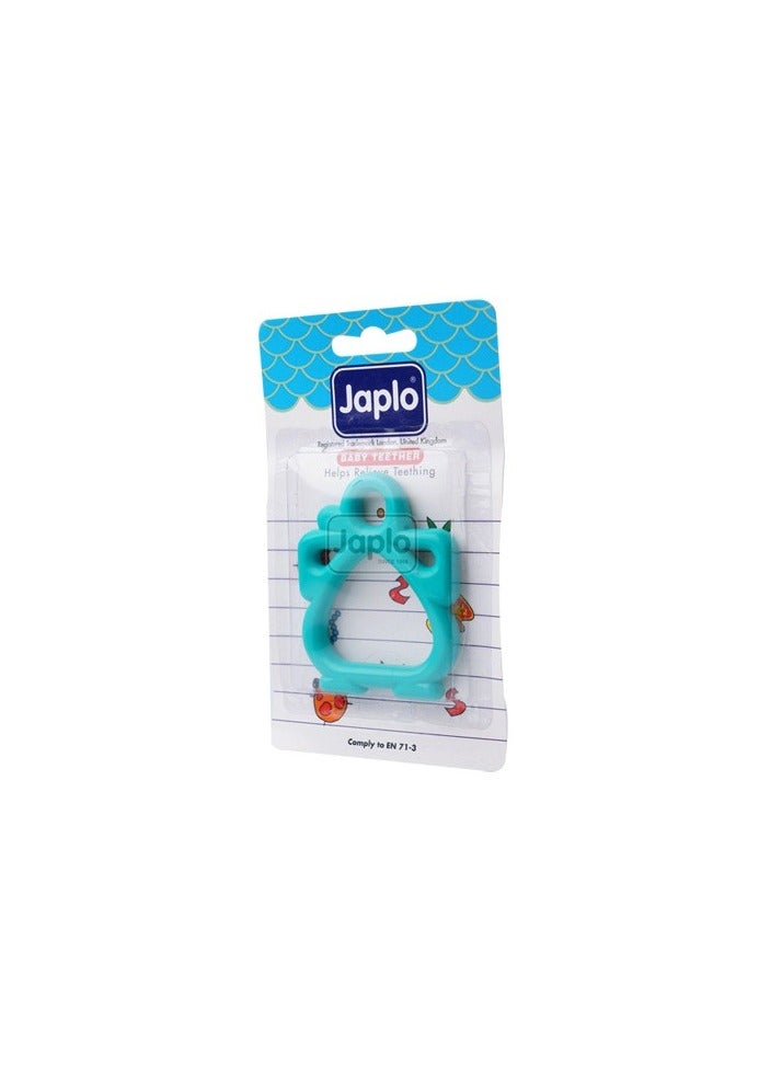 جابلو  عضاضة اسنان للأطفال بتصميم بطريق باللون الاخضر