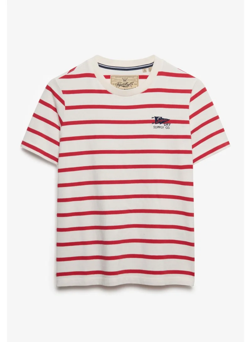 سوبر دراي Heritage Hamptons Stripe T-Shirt