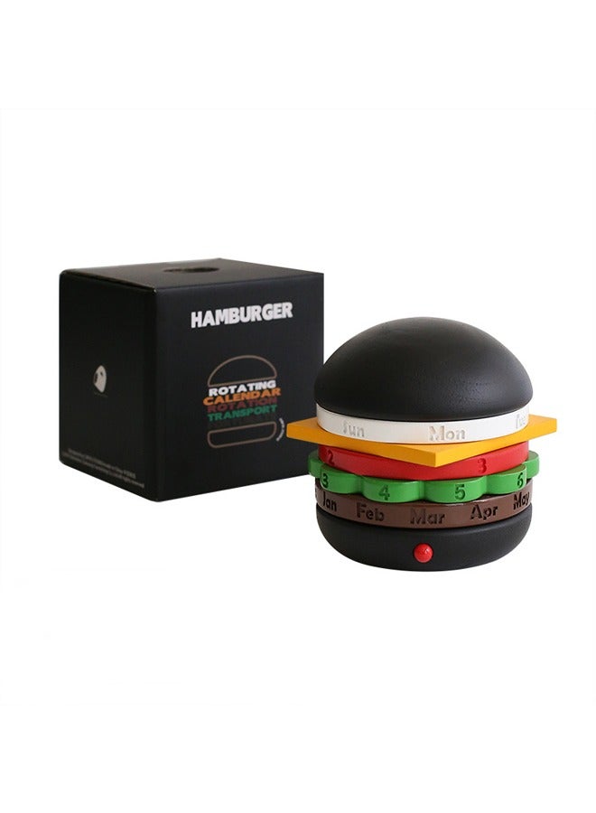 general Hamburg Calendar Object Gift Bedroom Bedside Anniversary Valentine's Day Gift Perpetual Calendar Desk Calendar Rotating Calendar - Image 1