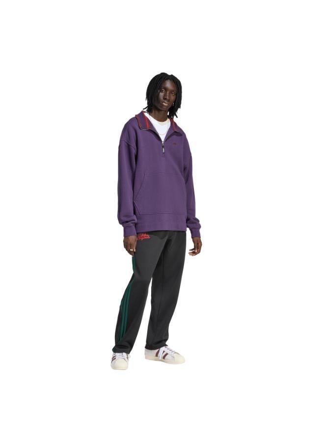 adidas Originals 90s ALTERNATIVE SPORT HALF ZIP GRAPHIC FLEECE SWEAT - Image 5