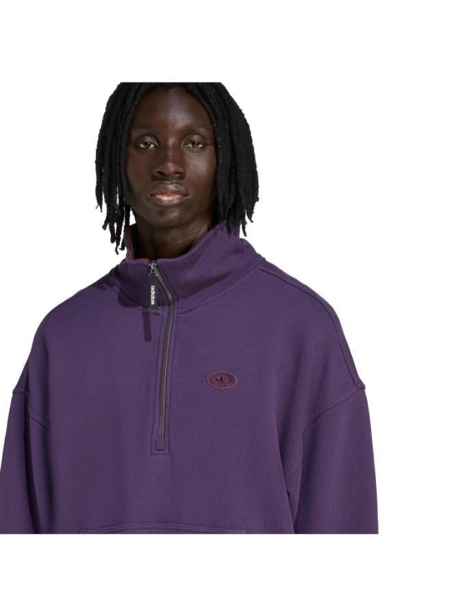 adidas Originals 90s ALTERNATIVE SPORT HALF ZIP GRAPHIC FLEECE SWEAT - Image 1