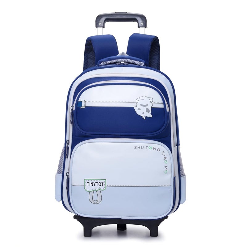 Tinytot Store 22 Litre 17-Inch Waterproof Large School Bag for Boys & Girls, Kids School Bag, School Backpack for Girls and Boys, for Kids, Ideal for Children with Trolley SB237T - Image 1