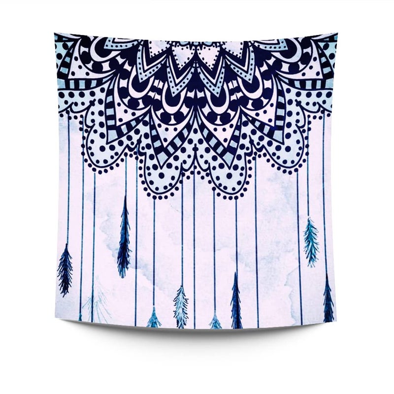 Jalsa mandala flower tapestry background custom made for walls 1.50 * 1.50 - Image 1