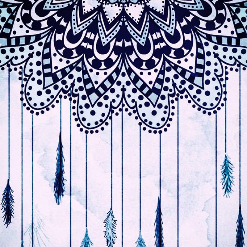 Jalsa mandala flower tapestry background custom made for walls 1.50 * 1.50 - Image 2
