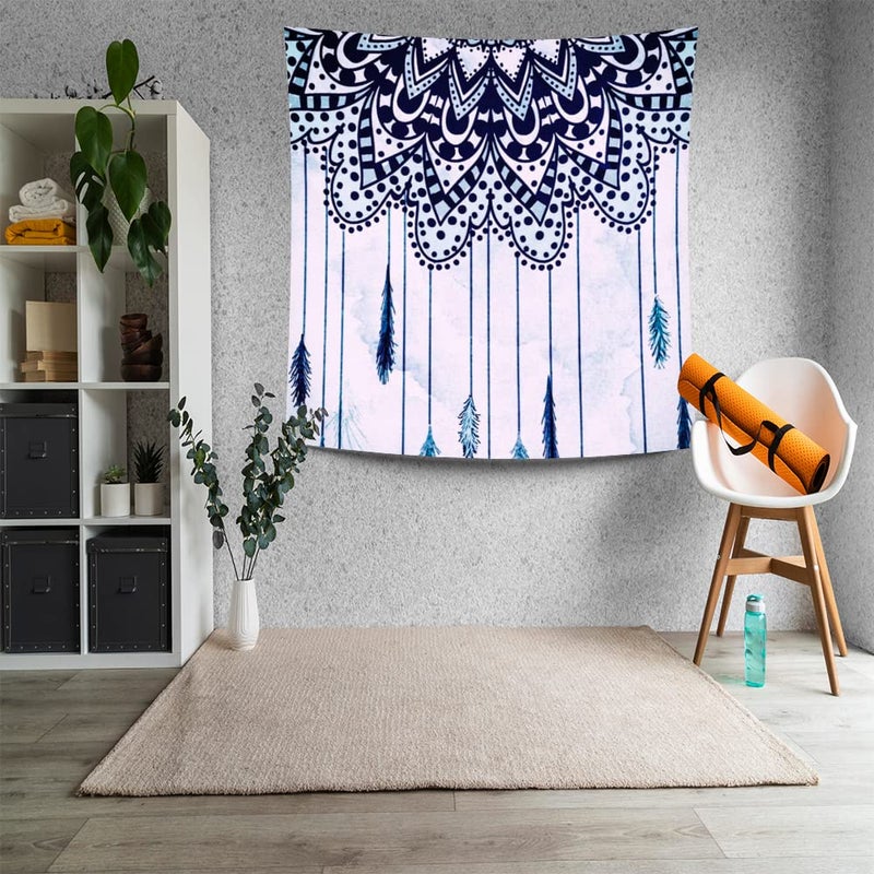 Jalsa mandala flower tapestry background custom made for walls 1.50 * 1.50 - Image 3