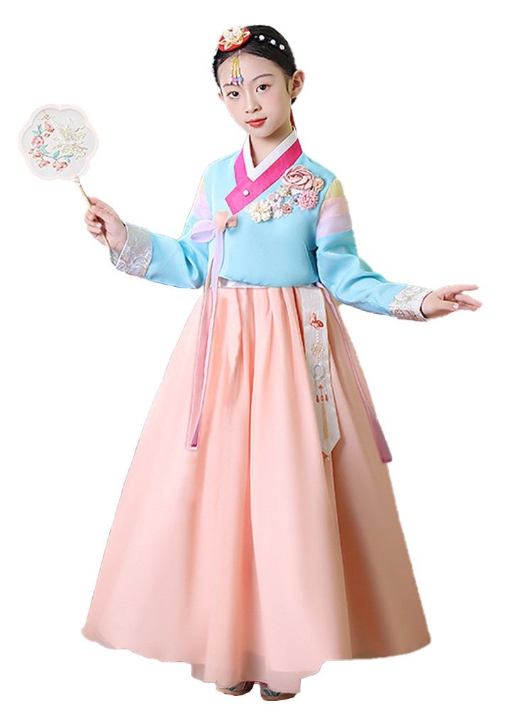 Al Aoyama - Al Aoyama Hanbok Korean Traditional Hanbok for Girls Birthday Party Korean Traditional Girls Babies Clothes Korean Girl Dolbok - Image 1