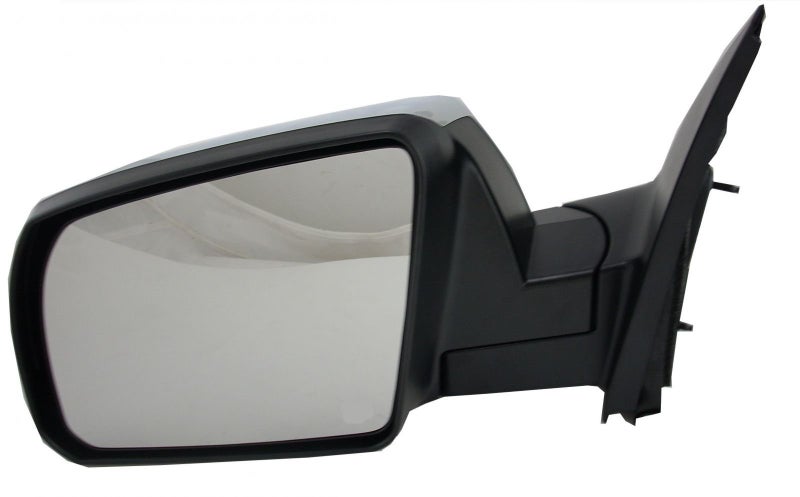 TRQ Left Mirror Mirror Cap Manual with Chrome Cover Drivers Side Compatible with 2008-2013 Toyota Sequoia 2007-2013 Tundra - Image 1
