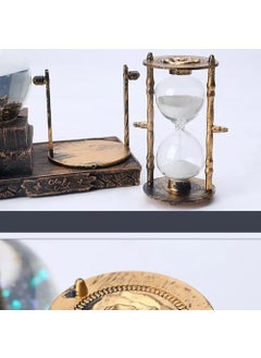 Hediyesahibi Eiffel Lighted Water Snow Globe Hourglass Gift Hourglass  - Image 2