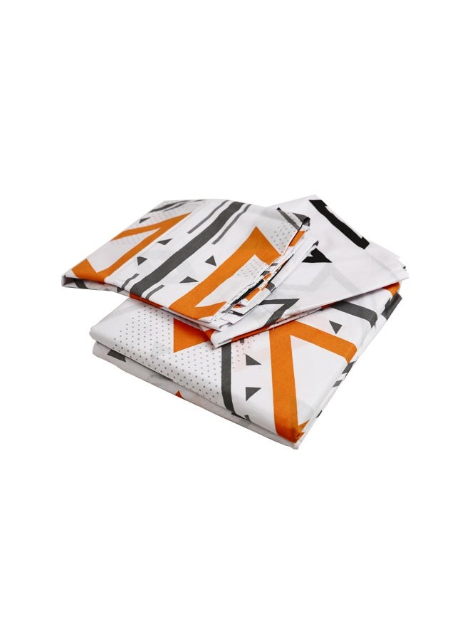 RISHAHOME 3-Pc 100% Cotton Bedsheet Set King Luxury Collection (1 Bedsheet + 2 Pillow Cases) Pharlap  - Image 3