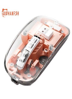 Eckek Computer Mouse Plug And Play Quiet Shaft Four DPI Three-mode Connection Computer Control Compact Wireless Bluetooth-compatible Mouse  - Image 3