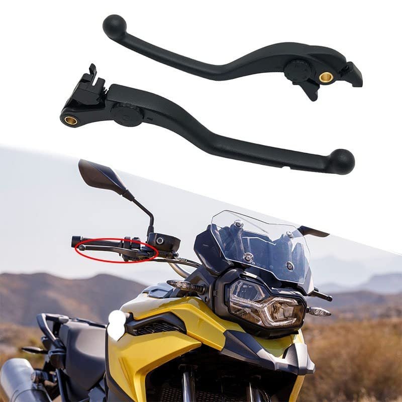 Motorcycle Clutch Lever: Black Aluminum, Precise Fit 2018-2022, Corrosion Resistant - Ergonomic Comfortable Grip Motorcycle Brake Lever for BMW F750GS F850GS Adventure Long Rides - Image 2