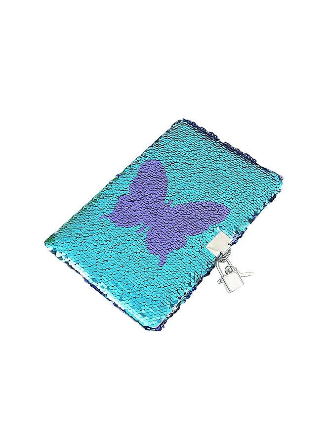 NIBEMINENT Creative Sequins Stationery Notebook Multicolour