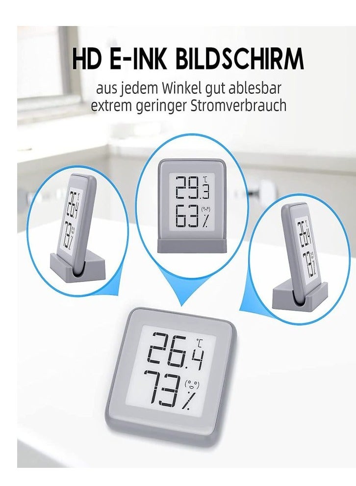 Generic Thermometer Indoor Digital Hygrometer With Lmelle-ink Display And Smart App Bluetooth Gift 1pc  - Image 3