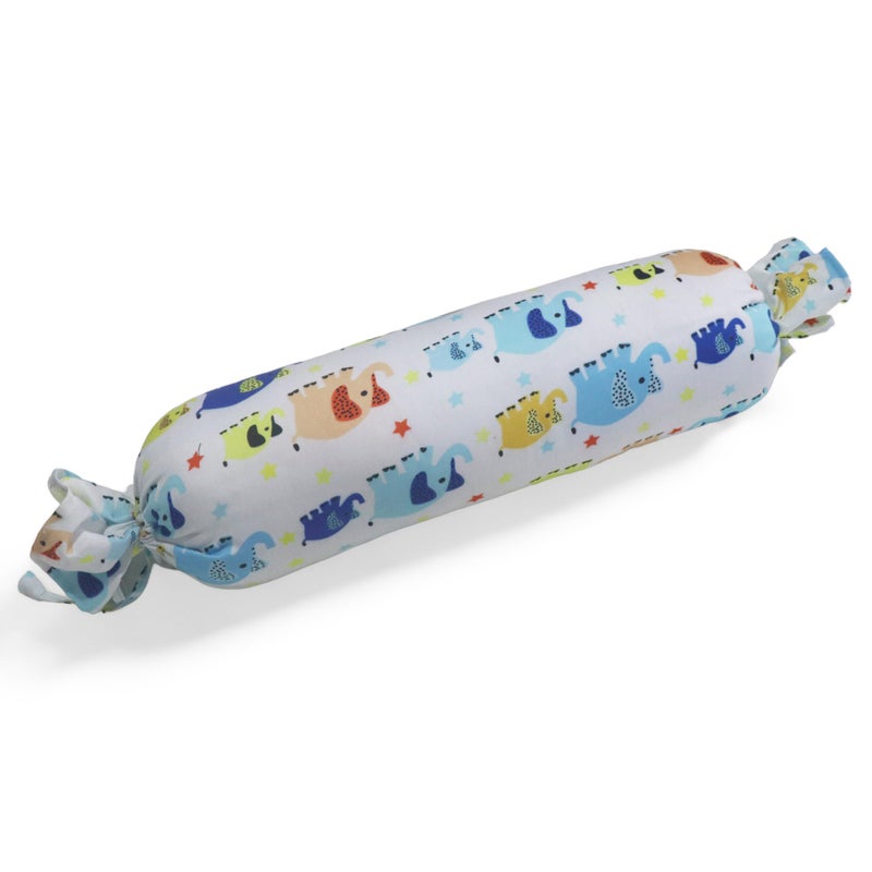 Kradyl Kroft Set of 2 Toddler Side Pillows | 100% Cotton Removable Covers | Leg and Playtime Pillows for Kids Above 12 Months (Cute Ellis) - Image 3