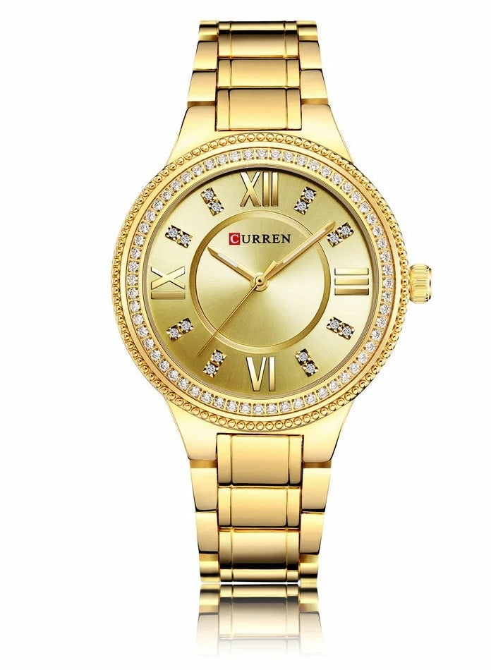 CURREN Watch Gold Stainless Steel