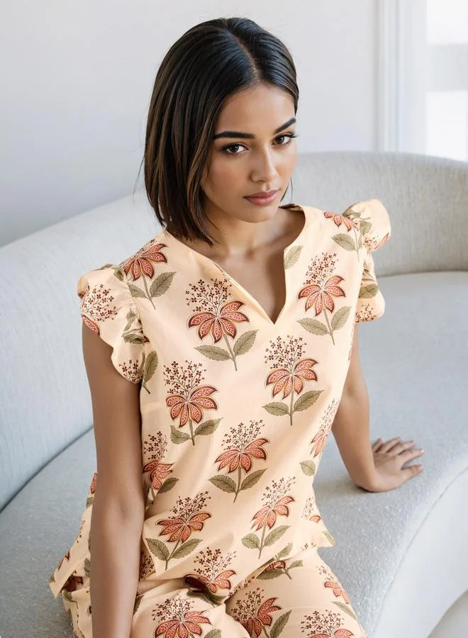 سبلاش فيڤ طقم بيجامة مطبوع