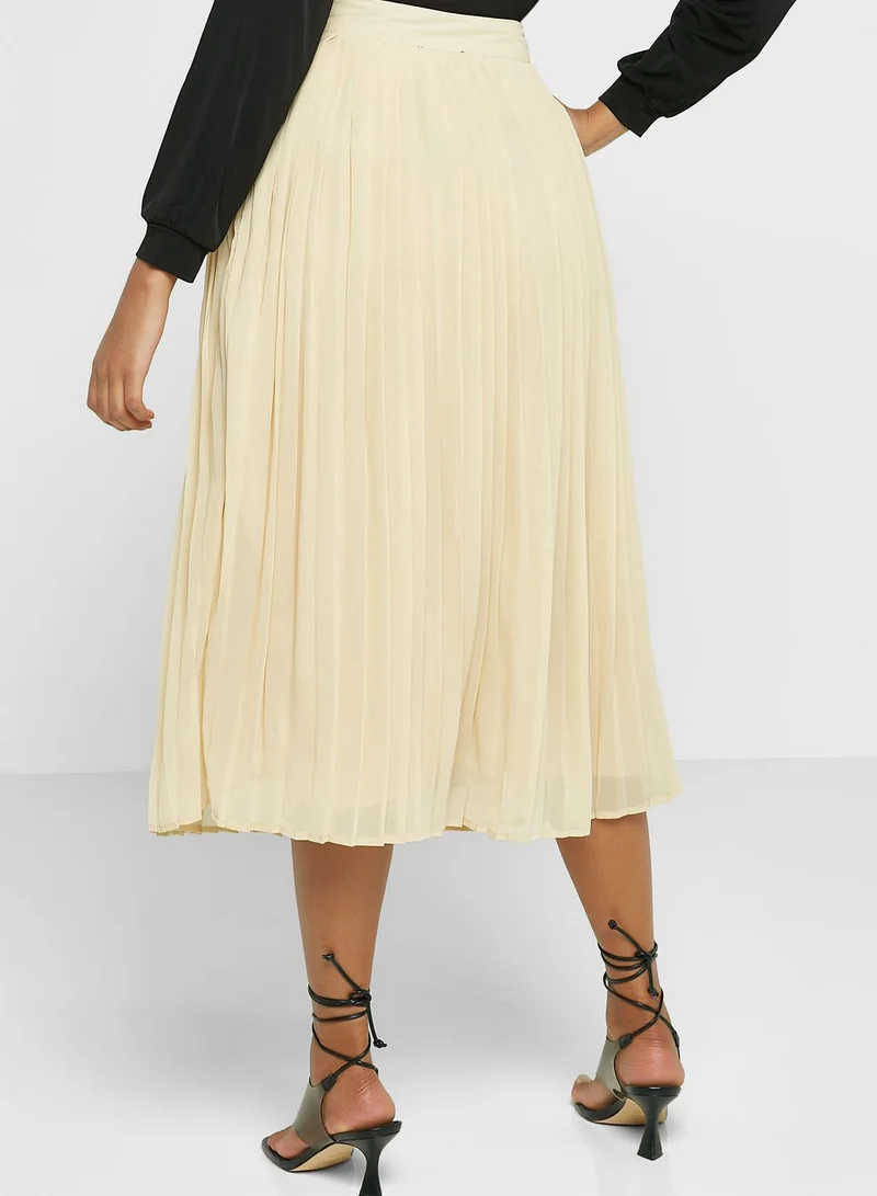 Khizana High Waist Pleated Skirt