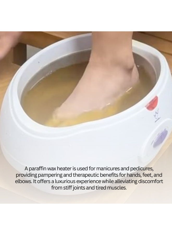 كونسونج بيوتي جهاز تسخين شمع البارافين الاحتراف لليدين والقدمين، سبا شمع البارافين الساخن للعلاج، حمام البارافين لبشرة ناعمة وطرية - Image 3