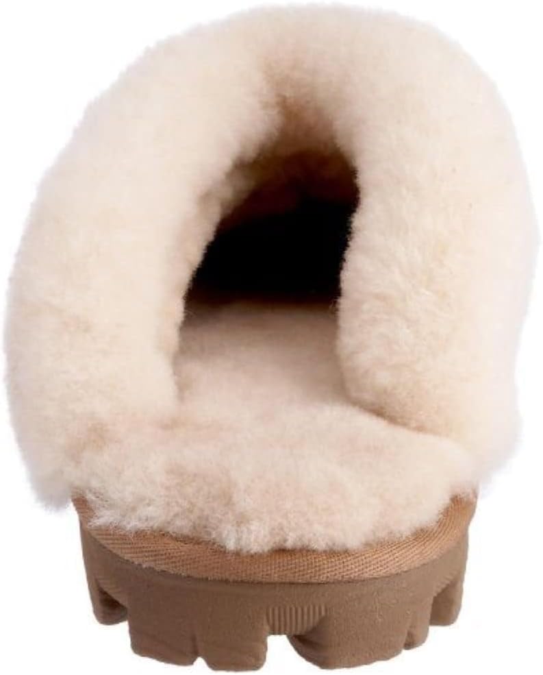 UGG Women's Coquette Slipper in Chestnut - Soft Sheepskin Indoor/Outdoor Slippers - Image 3