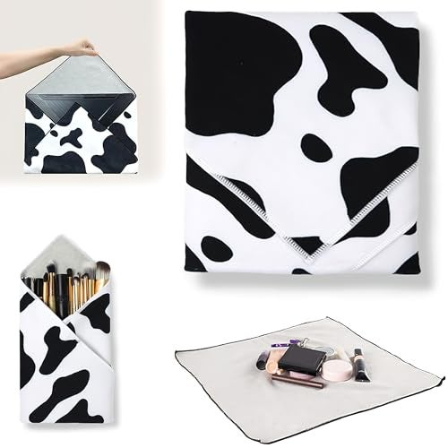 BRAINLE Magic Self Adhesive Cloth Wrap, Anti-Scratch Camera Lens Wrap, Multi-Purpose Protective Cloth, Portable Makeup Bag, Cosmetic Bag, 20" x 20" - Versatile and Durable - Image 1