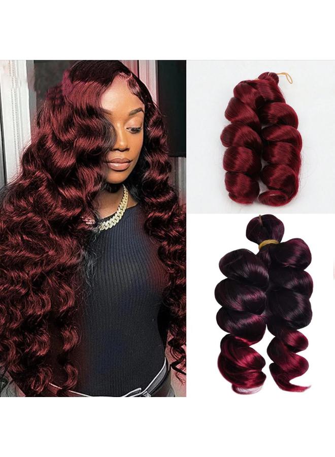 Bluejw African Wig Women's Loose Curl Crochet Hair French Spiral Curl Chemical Fiber Wig Extending Hair Short Curly Hair Wig - Image 2