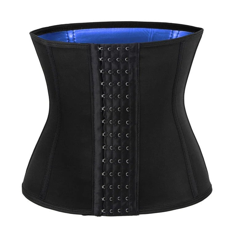 Bluejw Women's Waist Trainer Sauna Belt - Waist Trimmer Tensioner for Shaping & Slimming, Silvery - Image 1