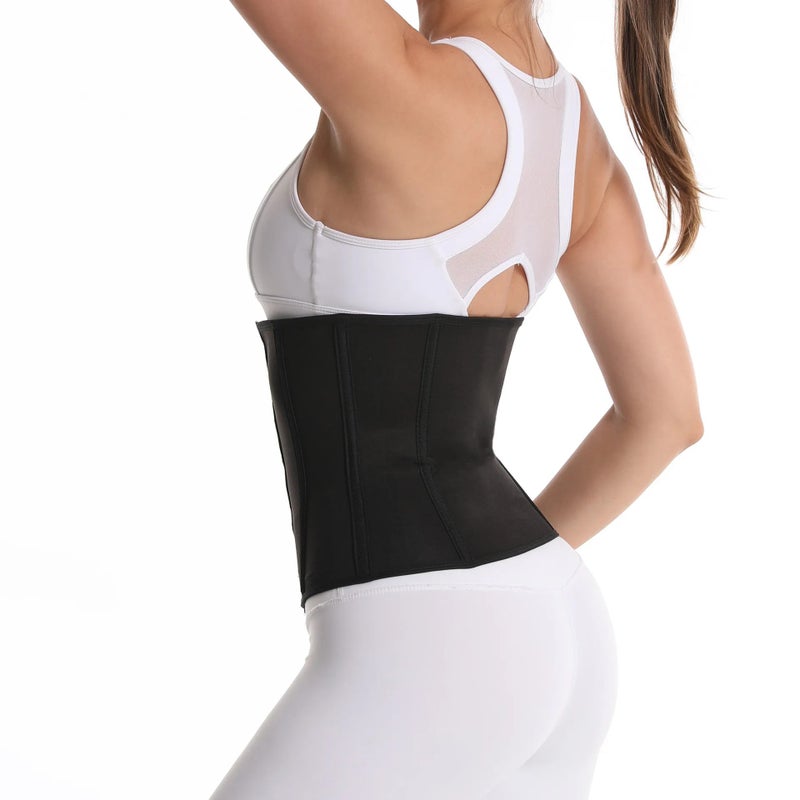 Bluejw Women's Waist Trainer Sauna Belt - Waist Trimmer Tensioner for Shaping & Slimming, Silvery - Image 4