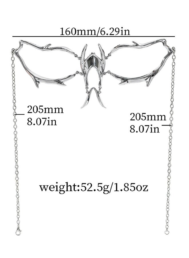 Punk Mechanical Face Chain Women's Cyberpunk Shape Adjustable Sense Facial Jewelry For Men and Women - Image 2