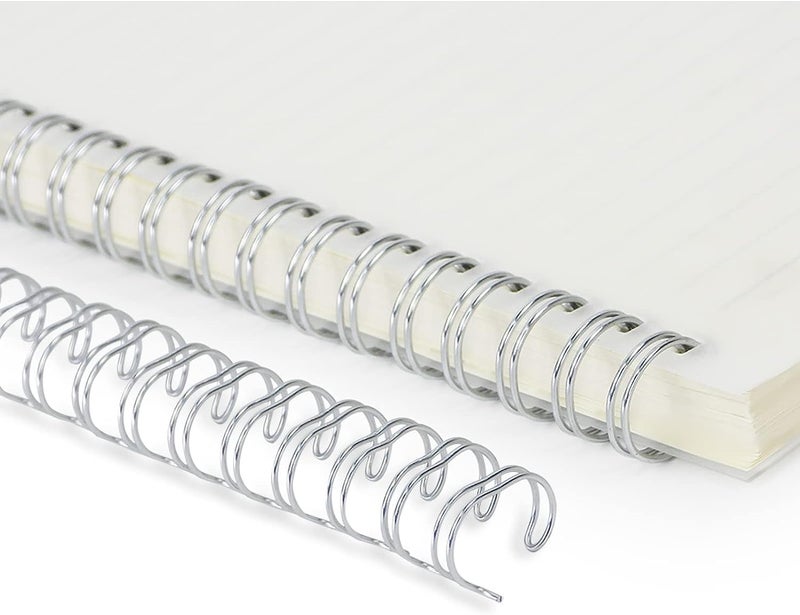 RAYSON Wire binding ring,7.9 mm, 3:1 pitch double loop wire mixed colour 34 holes,100pcs/box - Image 2