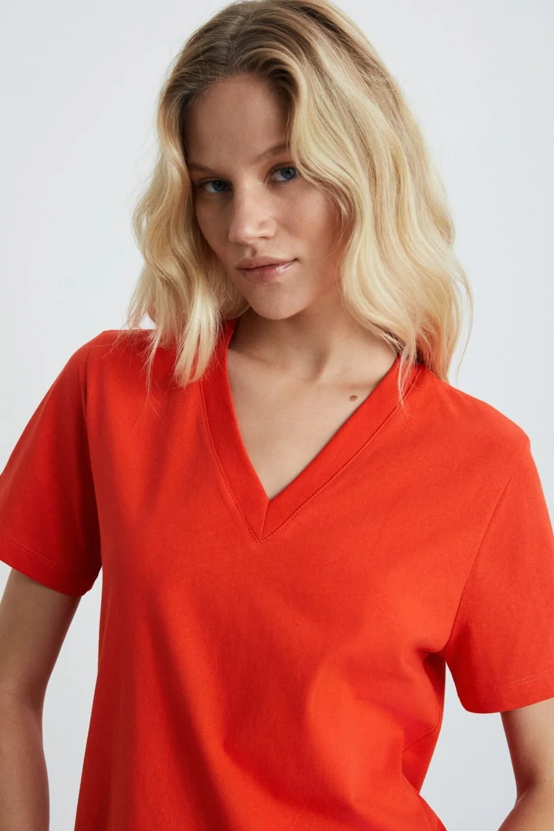 GRIMELANGE Aline Women's Red T-Shirt